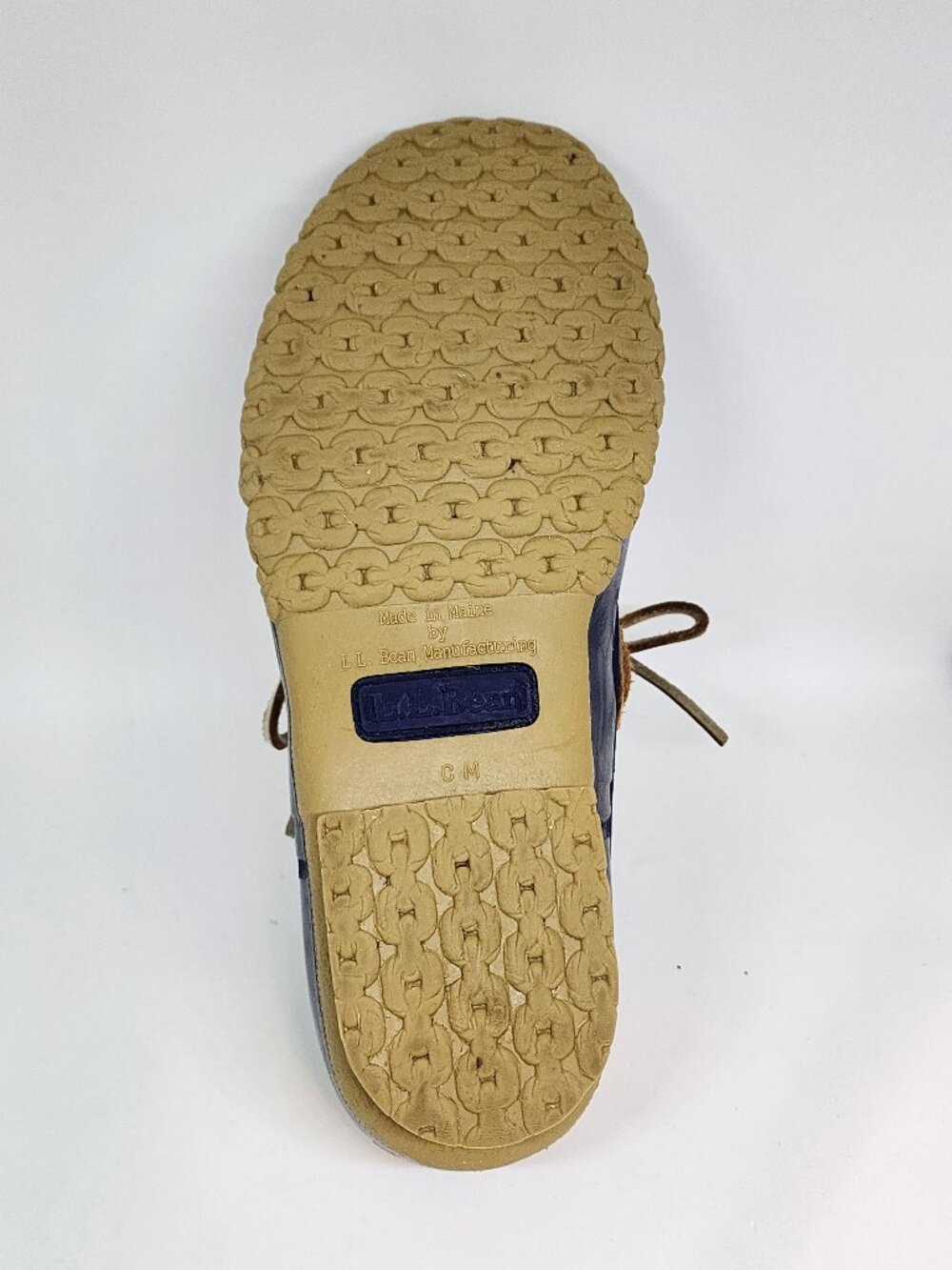 L.L. Bean Navy Blue and Tan Bean Boots - Picture 2 of 7